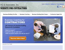 Tablet Screenshot of hgassociates.com